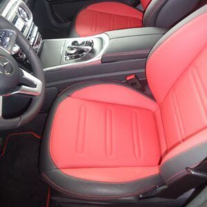 Car Seat Cushion - Tan Leatherette